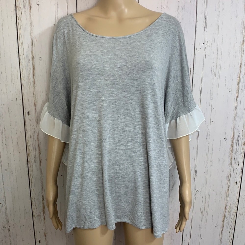 Lane Bryant Ruffle Sleeve Blouse